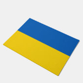 Ukraine-Flagge Fußmatte (Schrägansicht)