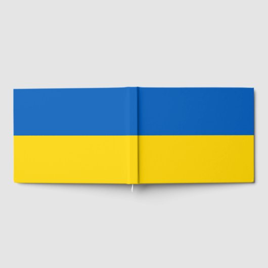 Ukraine-Flagge Gästebuch (Voll)