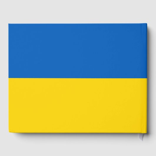 Ukraine-Flagge Gästebuch (Rückseite)