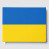 Ukraine-Flagge Gästebuch (Vorderseite)