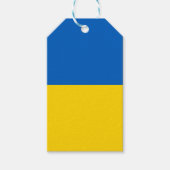 Ukraine-Flagge Geschenkanhänger (Vorderseite)