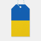 Ukraine-Flagge Geschenkanhänger (Rückseite)