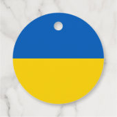Ukraine-Flagge Geschenkanhänger (Rückseite)
