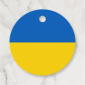 Ukraine-Flagge Geschenkanhänger (Vorderseite)