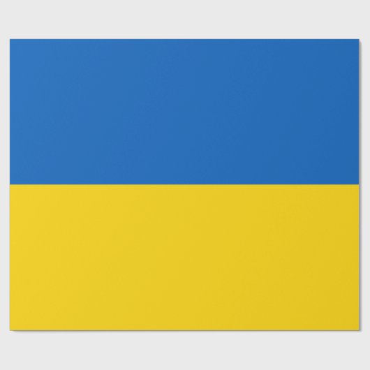 Ukraine-Flagge Geschenkpapier (Flach)