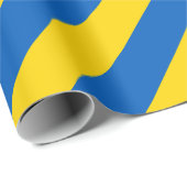 Ukraine-Flagge Geschenkpapier (Rolleneckpunkt)