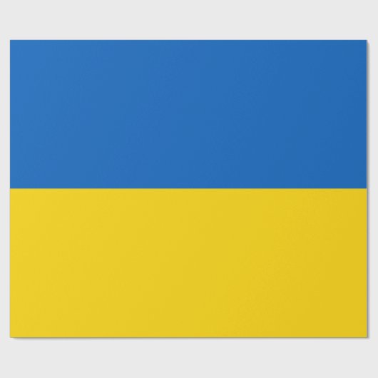 Ukraine-Flagge Geschenkpapier (Flach)