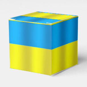 Ukraine-Flagge Geschenkschachtel