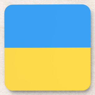 Ukraine-Flagge Getränkeuntersetzer