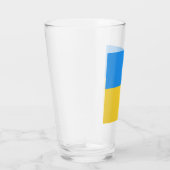 Ukraine-Flagge Glas (Rechts)
