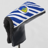 Ukraine-Flagge Golf Headcover (3/4 Vorderseite)