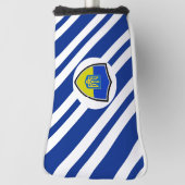 Ukraine-Flagge Golf Headcover (Rotieren 90)