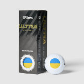 Ukraine-Flagge Golfball (Verpackungen)