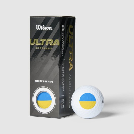Ukraine-Flagge Golfball (Verpackungen)