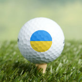 Ukraine-Flagge Golfball (Insitu T-Shirt)