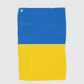 Ukraine-Flagge Golfhandtuch (Vorderseite)
