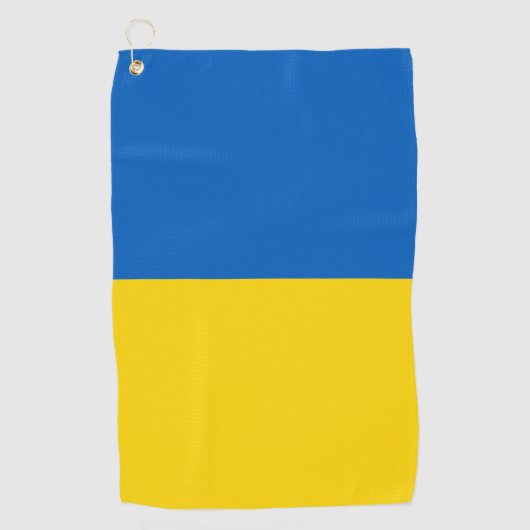 Ukraine-Flagge Golfhandtuch (Vorderseite)