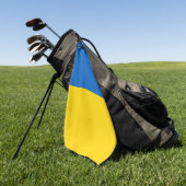 Ukraine-Flagge Golfhandtuch (Gras)