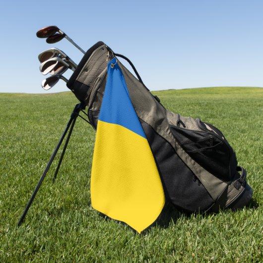 Ukraine-Flagge Golfhandtuch (Gras)