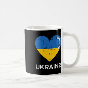Ukraine-Flagge Herz-Tasche Liebe Ukrainische Fraue Kaffeetasse