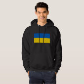 Ukraine-Flagge Hoodie (Vorne ganz)