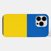 Ukraine-Flagge iPhone Hülle (Rückseite (Horizontal))