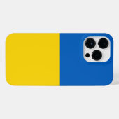 Ukraine-Flagge iPhone Hülle (Rückseite (Horizontal))