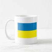 Ukraine-Flagge Kaffeetasse (Links)