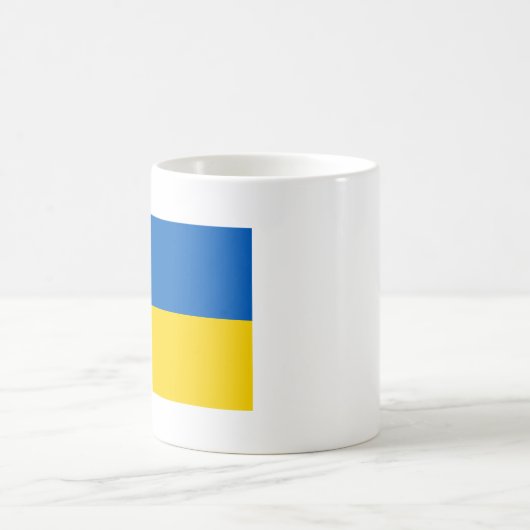 Ukraine-Flagge Kaffeetasse (Mittel)