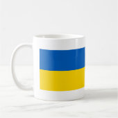 Ukraine-Flagge Kaffeetasse (Links)