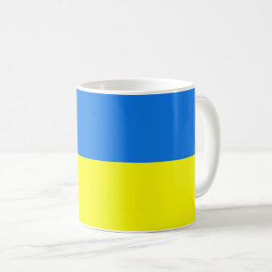 Ukraine-Flagge Kaffeetasse