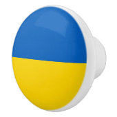 Ukraine-Flagge Keramikknauf (Rechts)