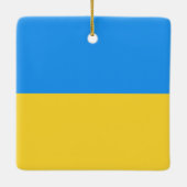 Ukraine-Flagge Keramikornament (Rückseite)