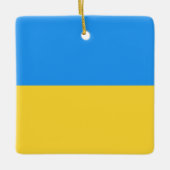 Ukraine-Flagge Keramikornament (Vorderseite)
