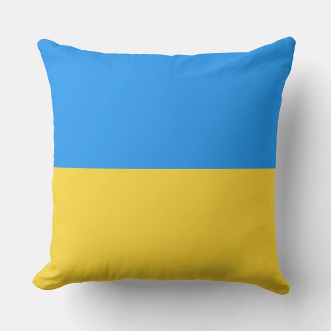 Ukraine-Flagge Kissen (Vorderseite)