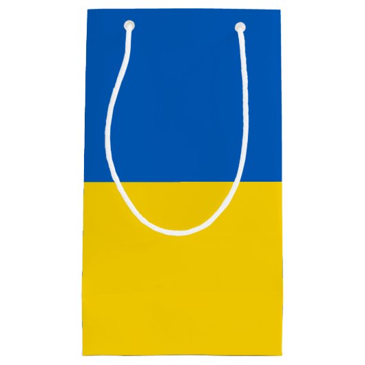 Ukraine-Flagge Kleine Geschenktüte (Vorderseite)
