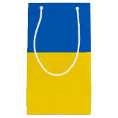 Ukraine Flagge Kleine Geschenktüte (Vorderseite)