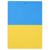 Ukraine-Flagge Klemmbrett (Rückseite)