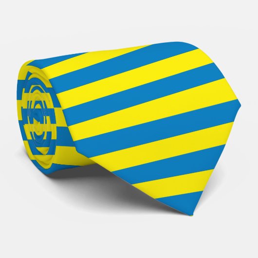 Ukraine-Flagge Krawatte (Gerollt)