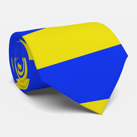 Ukraine-Flagge Krawatte (Gerollt)