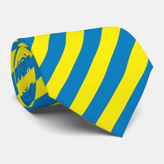 Ukraine-Flagge Krawatte (Gerollt)