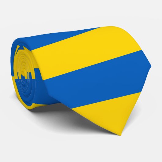 Ukraine-Flagge Krawatte (Gerollt)