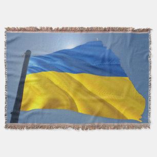 Ukraine-Flagge - Krieg, Politik, Leid Decke