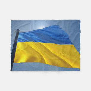 Ukraine-Flagge - Krieg, Politik, Leid Fleecedecke