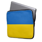 Ukraine-Flagge Laptopschutzhülle (Vorderseite Links)