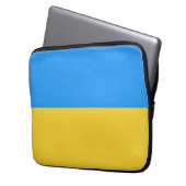Ukraine-Flagge Laptopschutzhülle (Vorderseite Links)