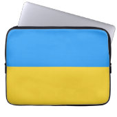 Ukraine-Flagge Laptopschutzhülle (Vorderseite)