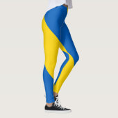 Ukraine-Flagge Leggings (Rechts)