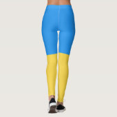 Ukraine-Flagge Leggings (Rückseite)