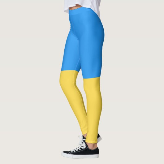 Ukraine-Flagge Leggings (Links)
